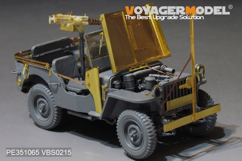 Maquette Voyager PE351065 Jeep Willys MB américaine de la Seconde Guerre mondiale pour TAKOM 2126 au 1/35 – immagine 10