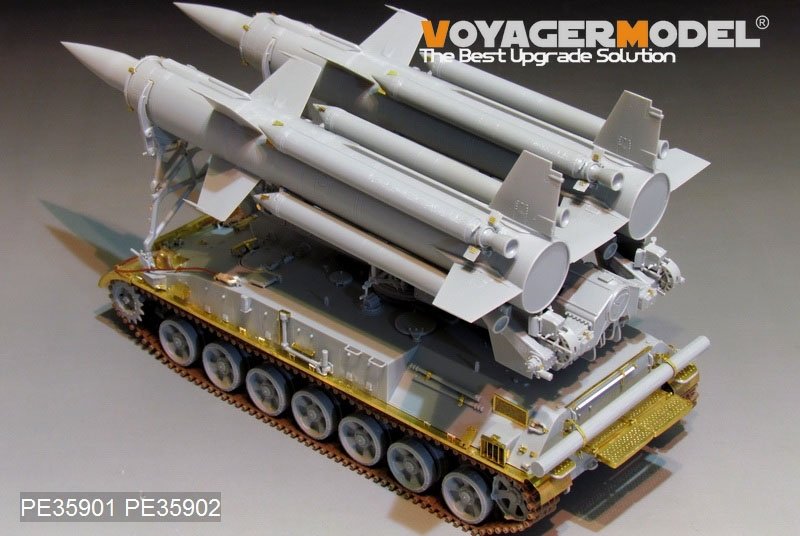 Garde-boues modernes russes SA-4 Ganef pour maquette Voyager PE35902 (Trumpeter, échelle 1/35)
