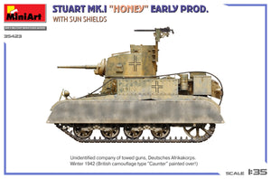MiniArt 35423 Stuart Mk.I “Honey” Early Prod. w/Sun Shields 1/35 – zdjęcie 7