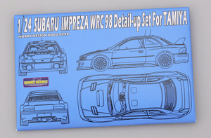 Kit de photodécoupe Hobby Design HD02-0249 pour Subaru Impreza WRC 98 Tamiya 1/24