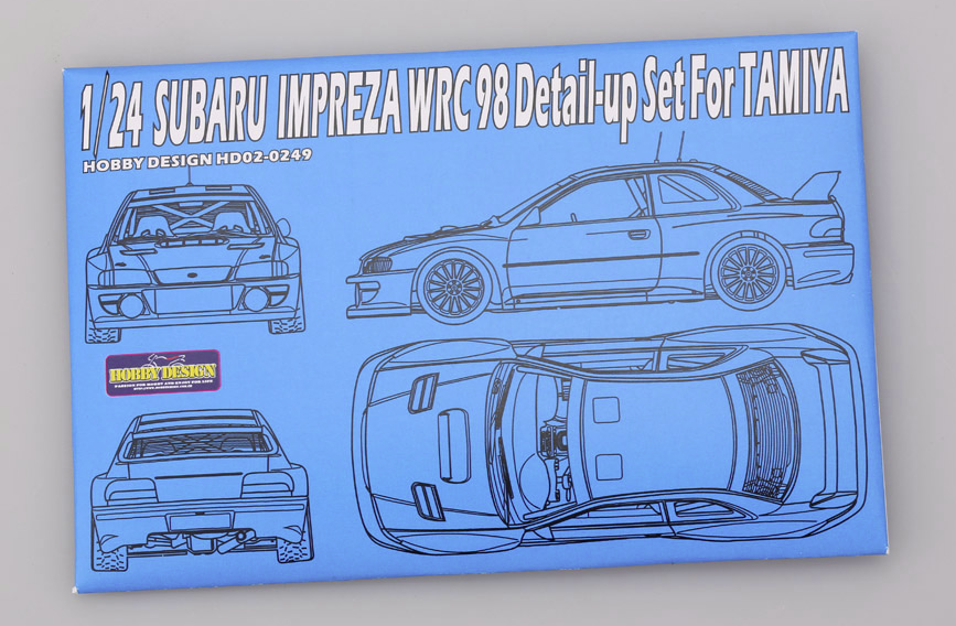 Kit de photodécoupe Hobby Design HD02-0249 pour Subaru Impreza WRC 98 Tamiya 1/24