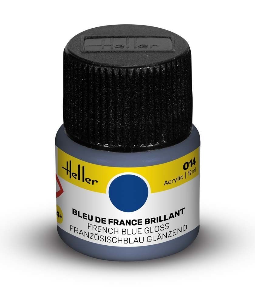 Heller 9014 014 Bleu français - Brillant 12 ml