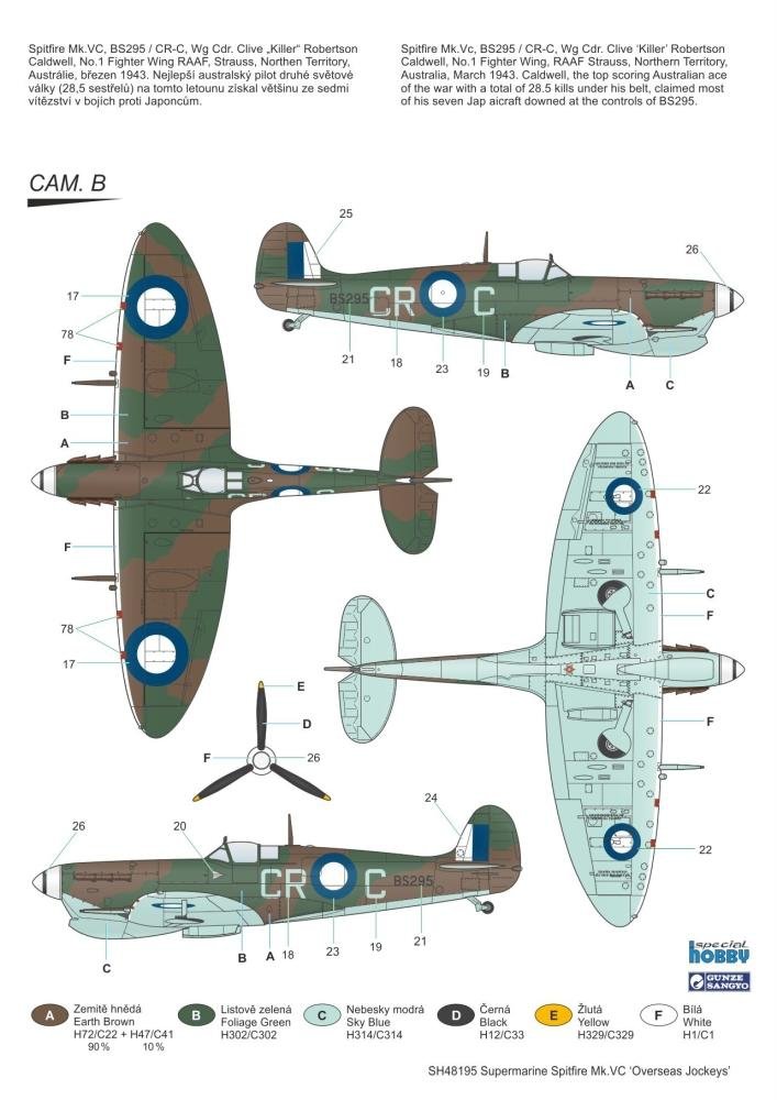 Special Hobby 48195 Supermarine Spitfire Mk. VC « Jockeys d&amp;#39;outre-mer » 1/48 – immagine 3