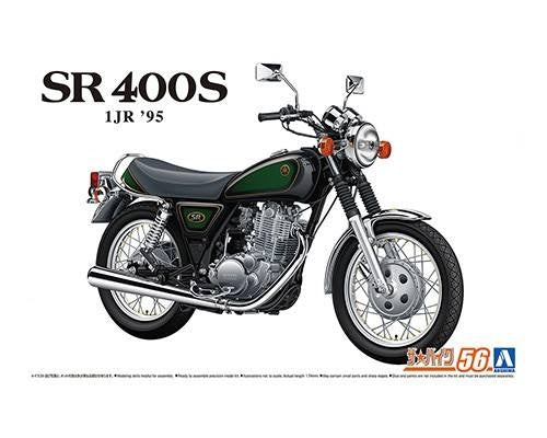 Aoshima 06566 Yamaha 1JR SR400S Édition Limitée '95 avec Pièces Personnalisées 1/12