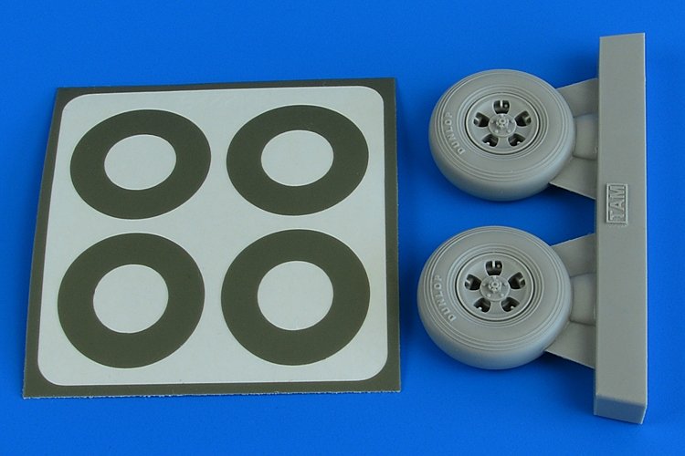 Roues Aires 2228 Spitfire Mk.IX (5 branches) et masques de peinture 1/32 TAMIYA