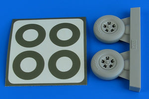 Roues Aires 2228 Spitfire Mk.IX (5 branches) et masques de peinture 1/32 TAMIYA