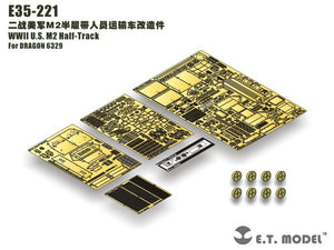 ET Model E35-221 WWII US M2 Half-Track (Pour DRAGON 6329) (1/35)