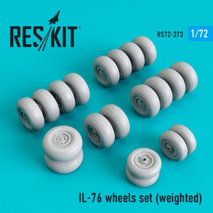 RESKIT RS72-0373 JEU DE ROUES IL-76 (LESTÉ) 1/72