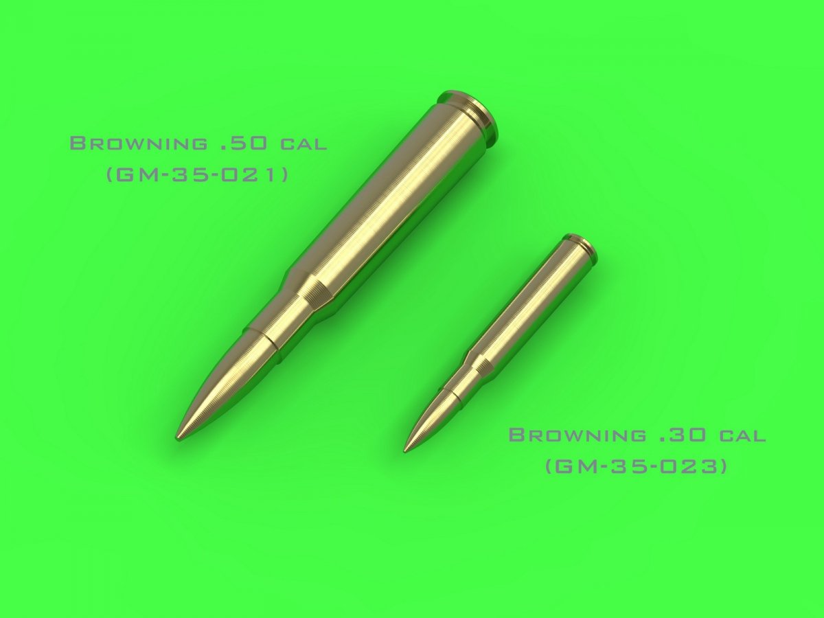 Master GM-35-023 M1919 Browning calibre .30 (7,62 mm) - cartouches (25 pièces) 1/35 – Bild 2