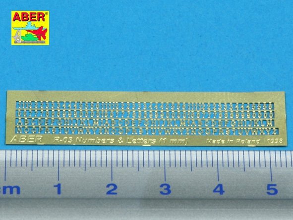 Chiffres et lettres Aber R-03 (1,0 mm) – immagine 2