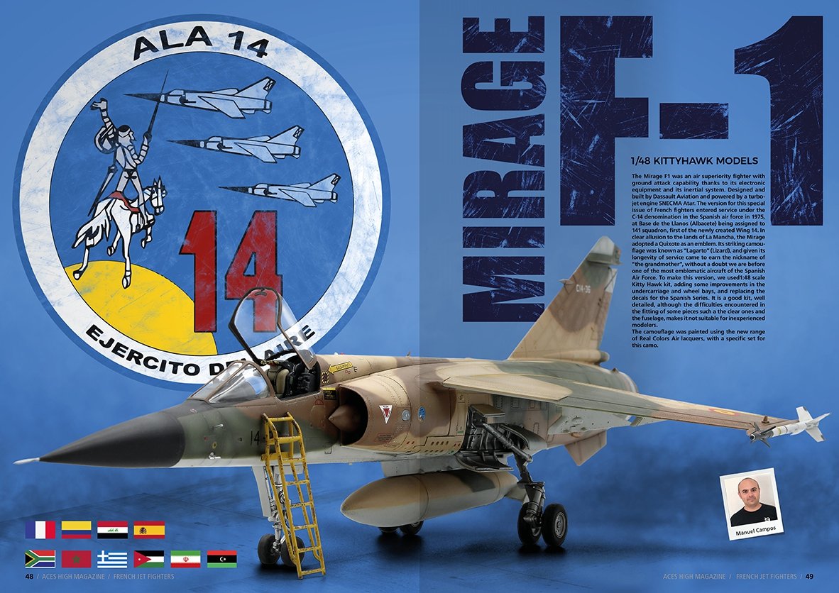 AK Interactive AK2931 ACES HIGH MAGAZINE NUMÉRO 15 CHASSEURS À RÉACTION FRANÇAIS – immagine 2