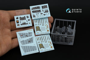 Quinta Studio QD+48490 F-4S Phantom II Intérieur imprimé en 3D et coloré sur papier décalcomanie (Academy) (avec pièces en résine imprimées en 3D) 1/48 – image 2