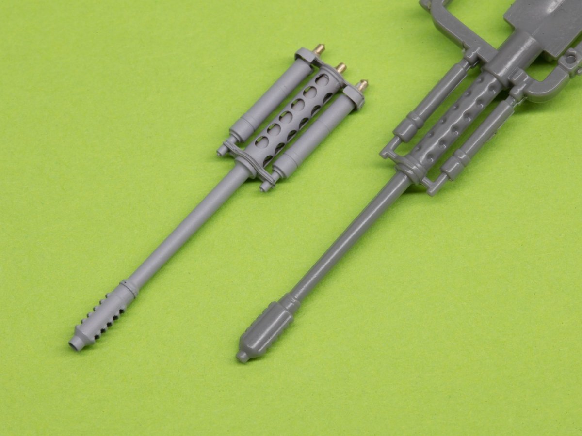 Maquette Master AM-48-125 AH-64 Apache - Canon mitrailleur M230 (30 mm), tubes Pitot et antenne de queue (résine, photodécoupe et pièces tournées) 1/48 – image 12