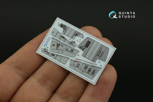 Intérieur coloré imprimé en 3D pour F-15D (Quinta Studio QD48415) sur papier décalcomanie (Academy) à l&amp;#39;échelle 1/48 – Bild 6