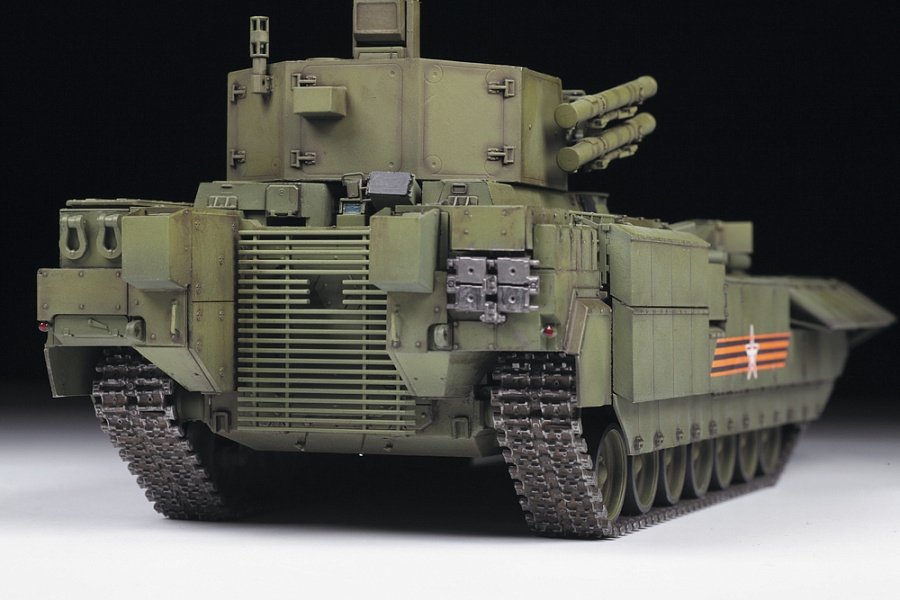 Maquette Zvezda 3623 du char russe T-15 « ARMATA » au 1/35, équipé d&amp;#39;un canon de 57 mm et de missiles « ATAKA ». – immagine 5
