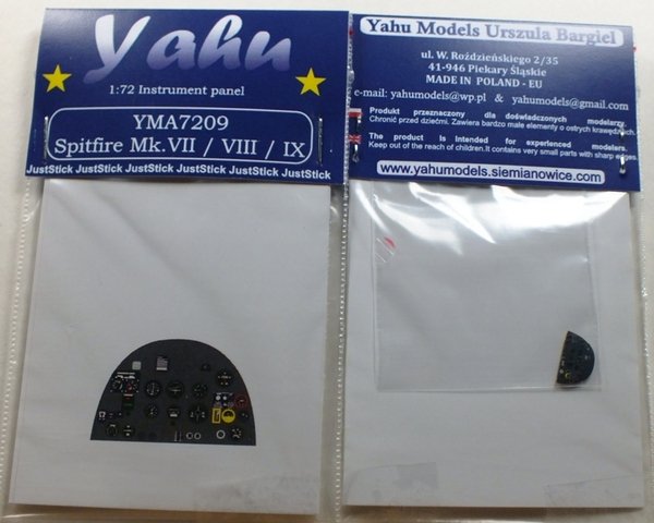 Yahu YMA7209 Spitfire Mk.VII / VIII / IX (AZmodel / Airfix / Hasegawa) 1/72 