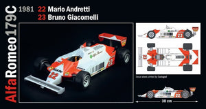 Italeri 4704 ALFA ROMEO 179-179C (1/12) – image 3