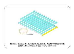 Aber 16068A Axes de chenille Panzer IV x 25 pièces (1/16) – image 9