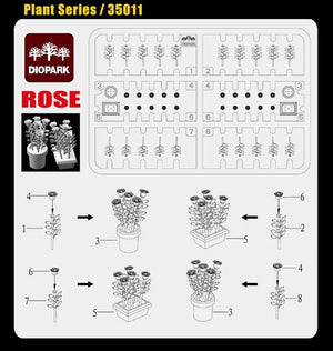 Diopark 35011 Roses (80 pièces) 1/35 – Bild 2