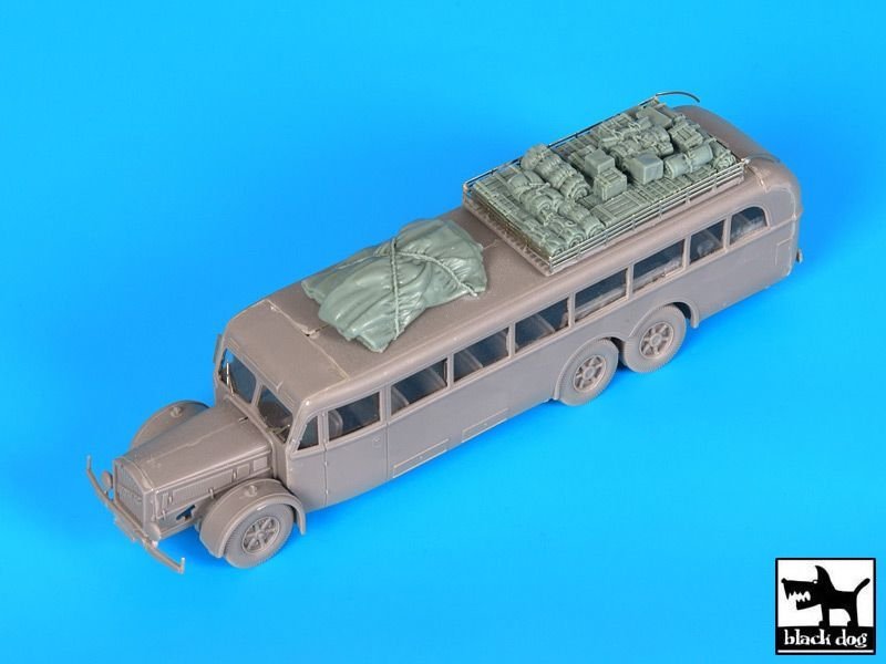 Ensemble d&amp;#39;accessoires Black Dog T72106 Voman Omnibus 7 ou 660 pour Roden 1/72