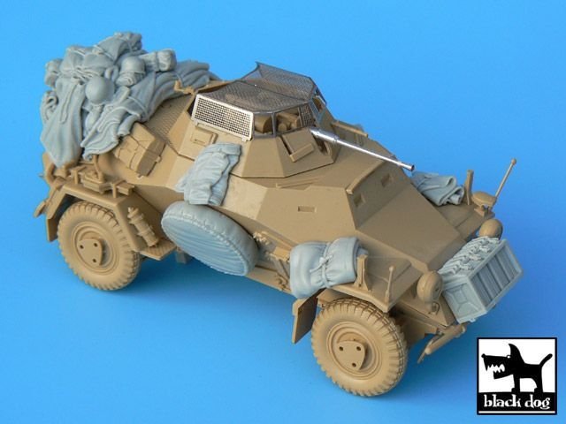 Ensemble d&amp;#39;accessoires Black Dog T35003 Sd.Kfz. 222 et 223 pour maquettes Tamiya au 1/35 – immagine 4