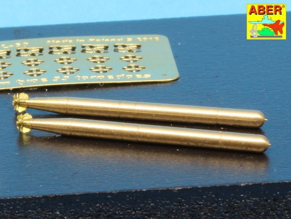 Aber 350L-60 Coffret de 6 torpilles japonaises 61 cm Type 93 (1/350) – Bild 3