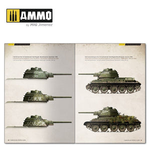 AMMO of Mig Jimenez 6145 T-34 Colors. T-34 Tank Camouflage Patterns in WWII (Multilingual) – zdjęcie 8