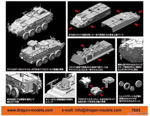 Dragon 7685 M1134 Stryker ATGM 1/72 – zdjęcie 2