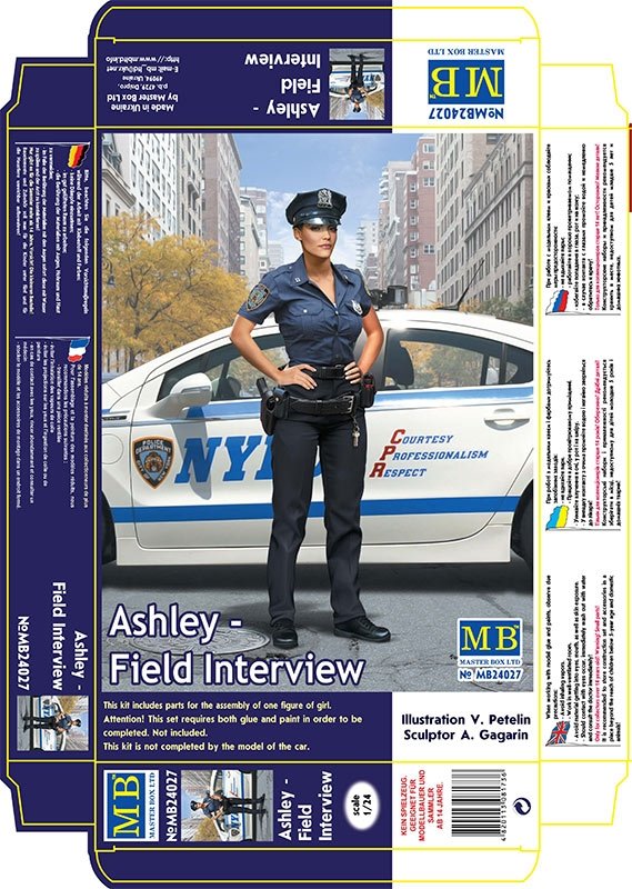 Master Box 24027 Série Dangerous Curves. Ashley - Interview sur le terrain 1/24 – Bild 3
