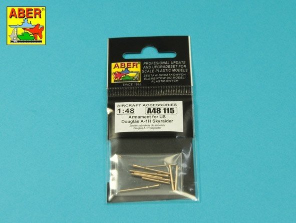 Ensemble d&amp;#39;armement Aber A48115 pour le Douglas A-1H Skyraider américain au 1/48