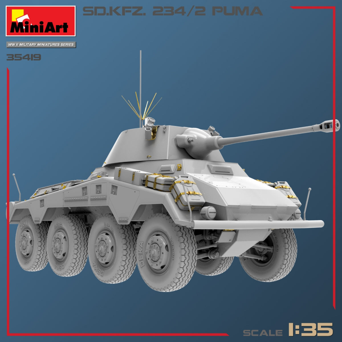 MiniArt 35419 SD.KFZ.234/2 PUMA 1/35 – immagine 12