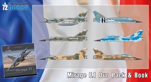 Special Hobby 72414 Mirage F.1 Duo Pack &amp;amp; Livre 1/72 – image 2