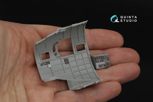 Intérieur imprimé en 3D et coloré sur papier décalcomanie pour Boeing B-17G (Question QD48561 de Quinta Studio, HK Models), échelle 1/48 – image 17