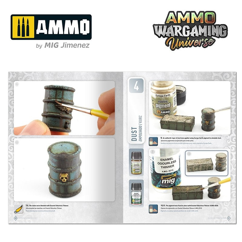 Ammo of Mig 6925 AMMO WARGAMING UNIVERSE Book 06 - Weathering Combat Vehicles (English, Castellano, Polski) – zdjęcie 8