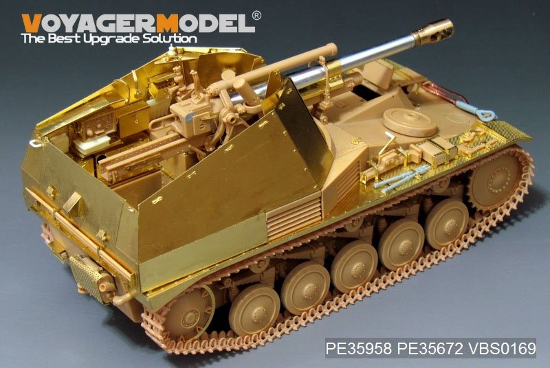 Maquette Voyager PE35958 Obusier automoteur allemand Wespe Basic de la Seconde Guerre mondiale pour TAMIYA 35200/35358 au 1/35 – image 6