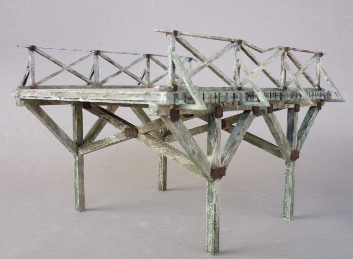 RT-Diorama 35546 Pont en bois 1/35  – Bild 4