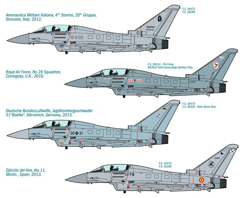 Italeri 1340 EF 2000 Typhoon IIB 1/72 – immagine 2