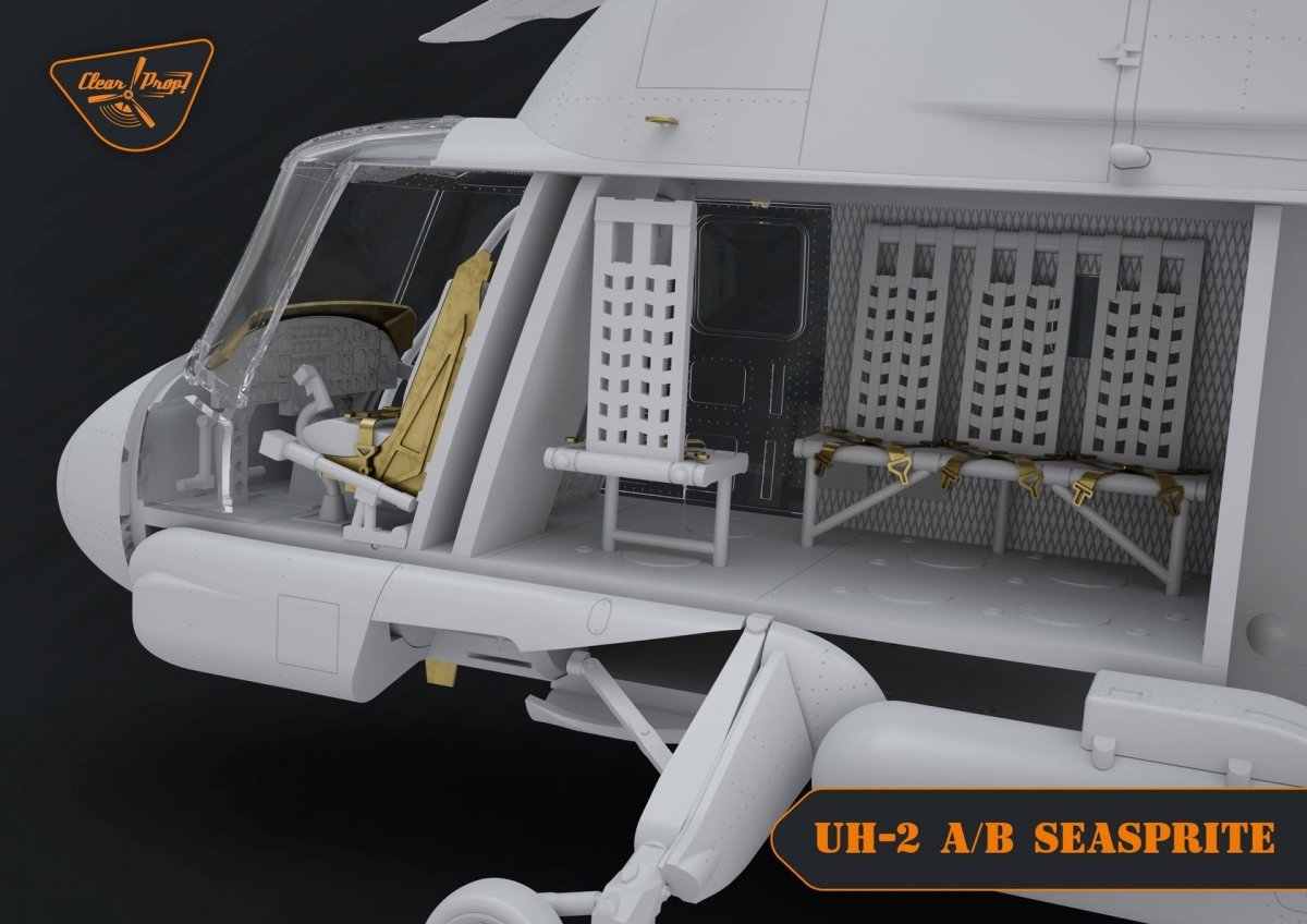 Hélice transparente ! Kit avancé CP72002 UH-2 A/B Seasprite ADVANCED au 1/72 – immagine 6