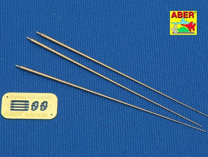 Tiges d&amp;#39;antenne allemandes Aber R-26 de 2 m (ensemble de 3 pièces) (1/35)