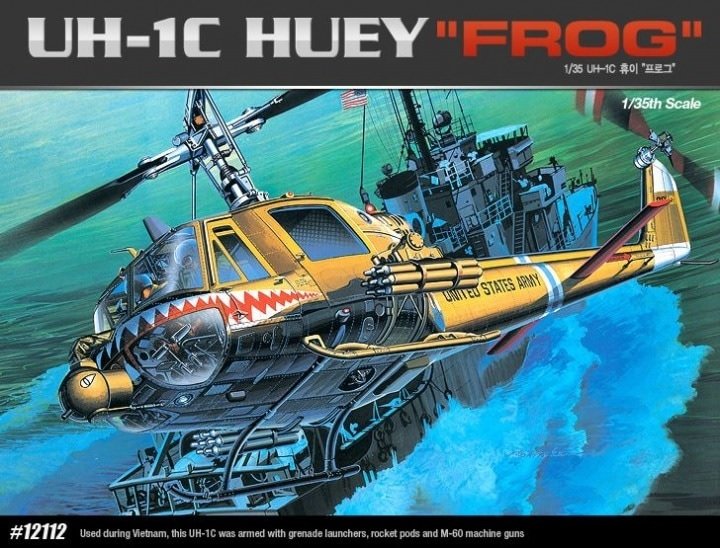 Maquette Academy 12112 UH-1C Huey « Frog » au 1/35
