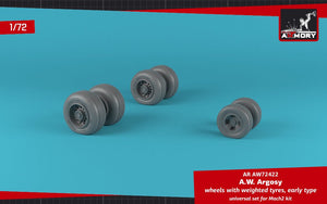 Armory Models AW72422 Roues AW Argosy avec pneus lestés, version initiale 1/72 – image 2