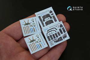 Intérieur imprimé en 3D et coloré sur papier décalcomanie Quinta Studio QD48179 IA 58 Pucara (pour kit Kinetic) 1/48 – Bild 2
