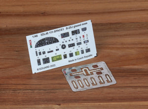Eduard 3DL48111 B-25J nez vitré SPACE HK MODELS 1/48