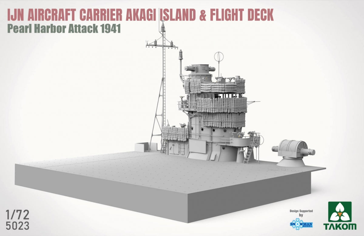 Takom 5023 Porte-avions japonais Akagi - Îlot et pont d&amp;#39;envol, attaque de Pearl Harbor 1941 1/72 – Bild 3
