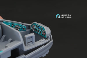 Intérieur imprimé en 3D et coloré sur papier décalcomanie Quinta Studio QD48155 Mi-24P (pour kit Zvezda) 1/48 – image 4