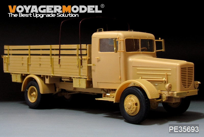 Camion cargo allemand Bussing Nag L4500A 4x4 de la Seconde Guerre mondiale, modèle Voyager PE35693, pour AFV 35270, échelle 1/35 – immagine 6