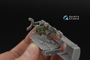 Quinta Studio QD48624 A6M5 Zero, Mitsubishi Prod. 3D-Printed &amp; coloured Interior on decal paper (Fine Molds) 1/48
