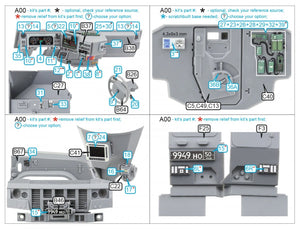 Intérieur imprimé en 3D et coloré sur papier décalcomanie (Zvezda) Quinta Studio QD35079 K-4386 Typhoon VDV 1/35 – immagine 17