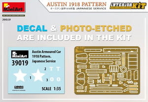 Modèle Miniart 39019 Austin 1918. Kit intérieur service japonais 1/35 – image 4