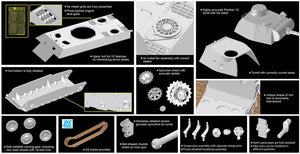 Dragon 6830 Panther Ausf.D V2 Veruchsserie 1/35 – Bild 3
